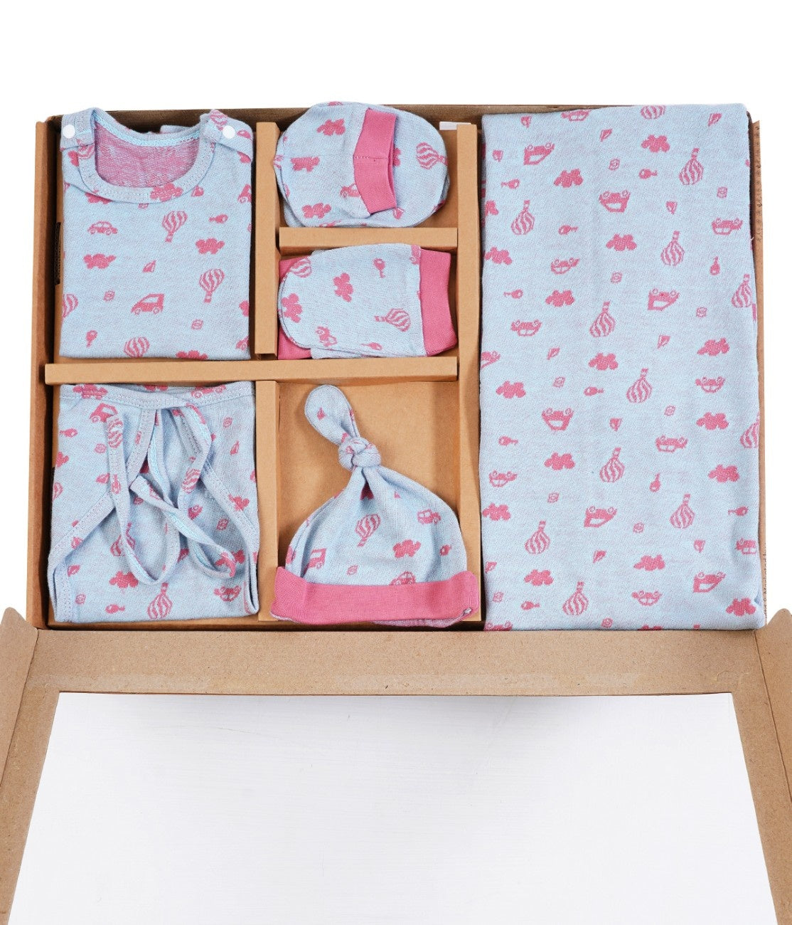 ORIGAMI - GIFT SET (SHL. BUTTON) -CLITORIA BLUE + RUBIA MAJENTA