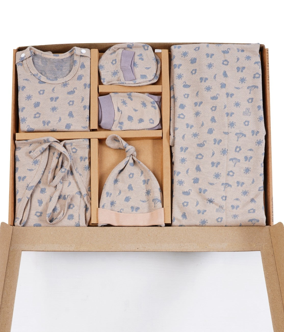 ORIGAMI - GIFT SET (SHL. BUTTON) -LILY PINK + CHARCOAL GREY