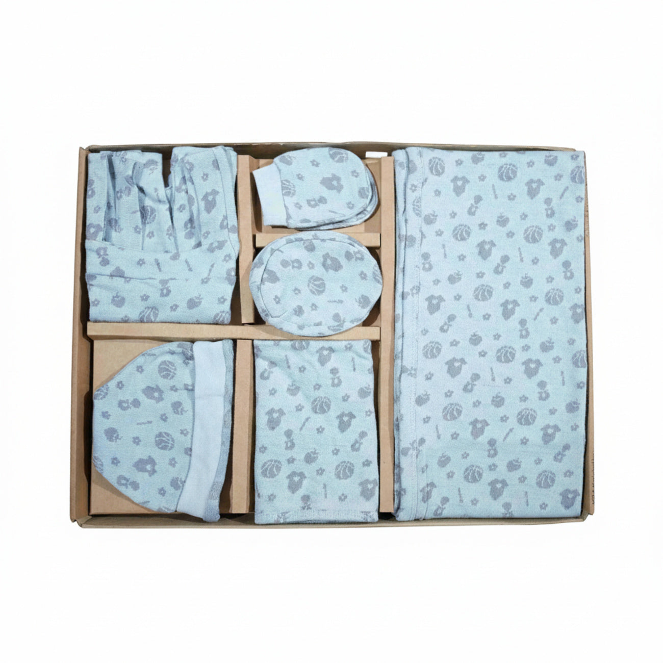 ORIGAMI - GIFT SET (JUMPEE FRILLED) - BLUE + PURPLE - GIRL - 0-3 M | LITTLE NATURA