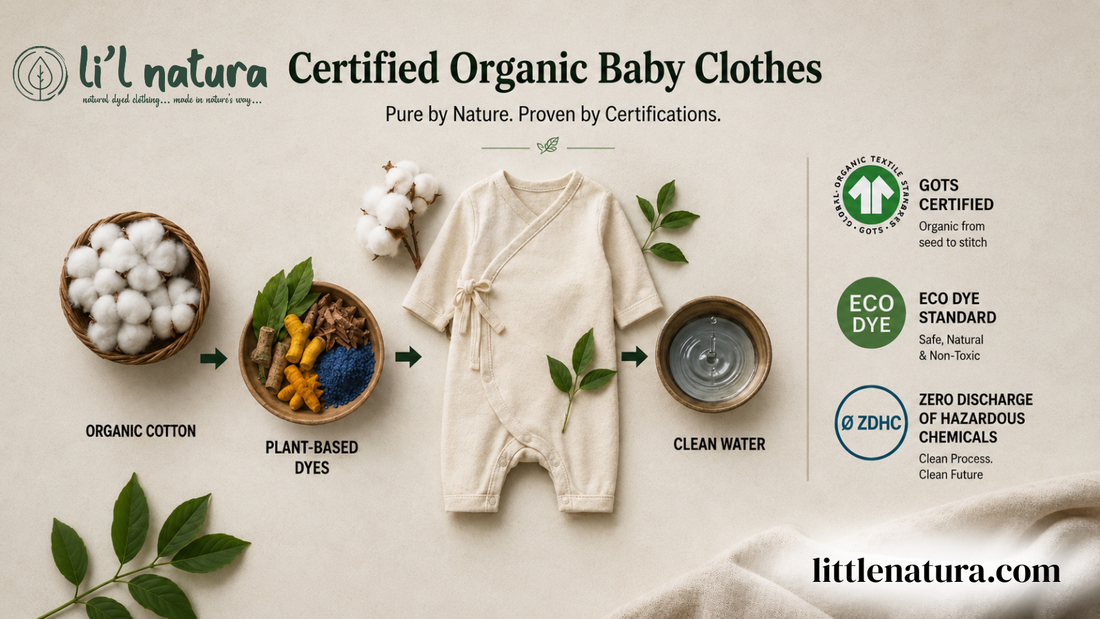 The Road to the Seal | Our Journey to Certified Organic Baby Clothes