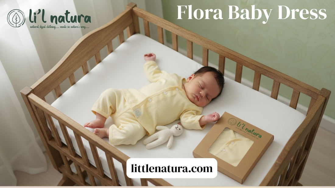 Flora Baby Dresses: A Natural Dyed Baby Dress for Soft, Safe Comfort