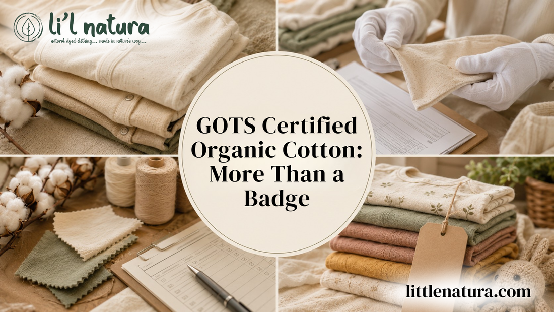  GOTS certified organic cotton