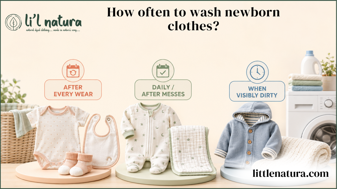 How often to wash newborn clothes