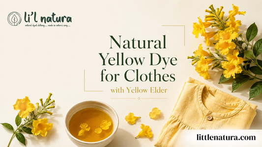 Natural Yellow Dye for Clothes with Yellow Elder