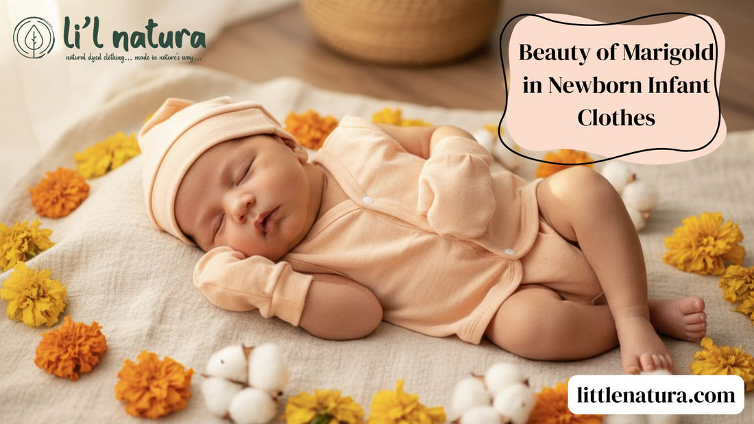 Petal-Stitched Perfection: The Beauty of Marigold in Newborn Infant Clothes