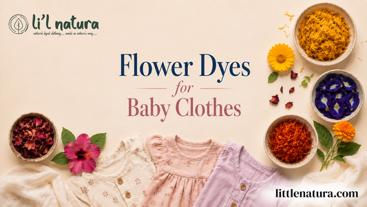 Flower Dyes for Baby Clothes 