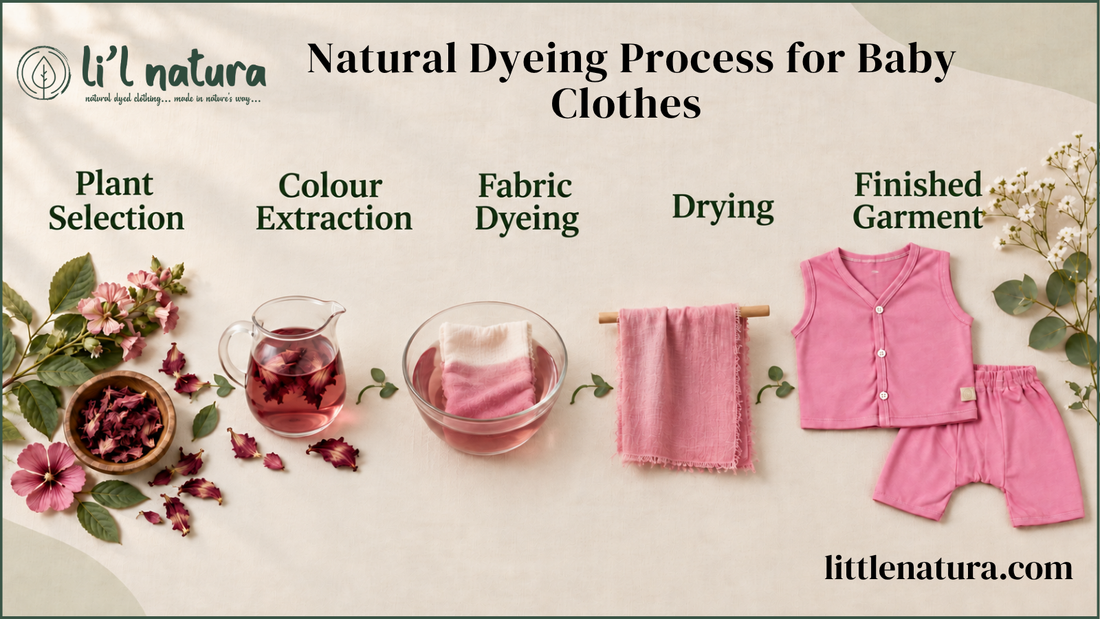 Natural Dyeing Process for Baby Clothes 