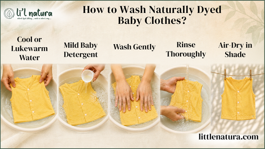 How to Wash Naturally Dyed Baby Clothes