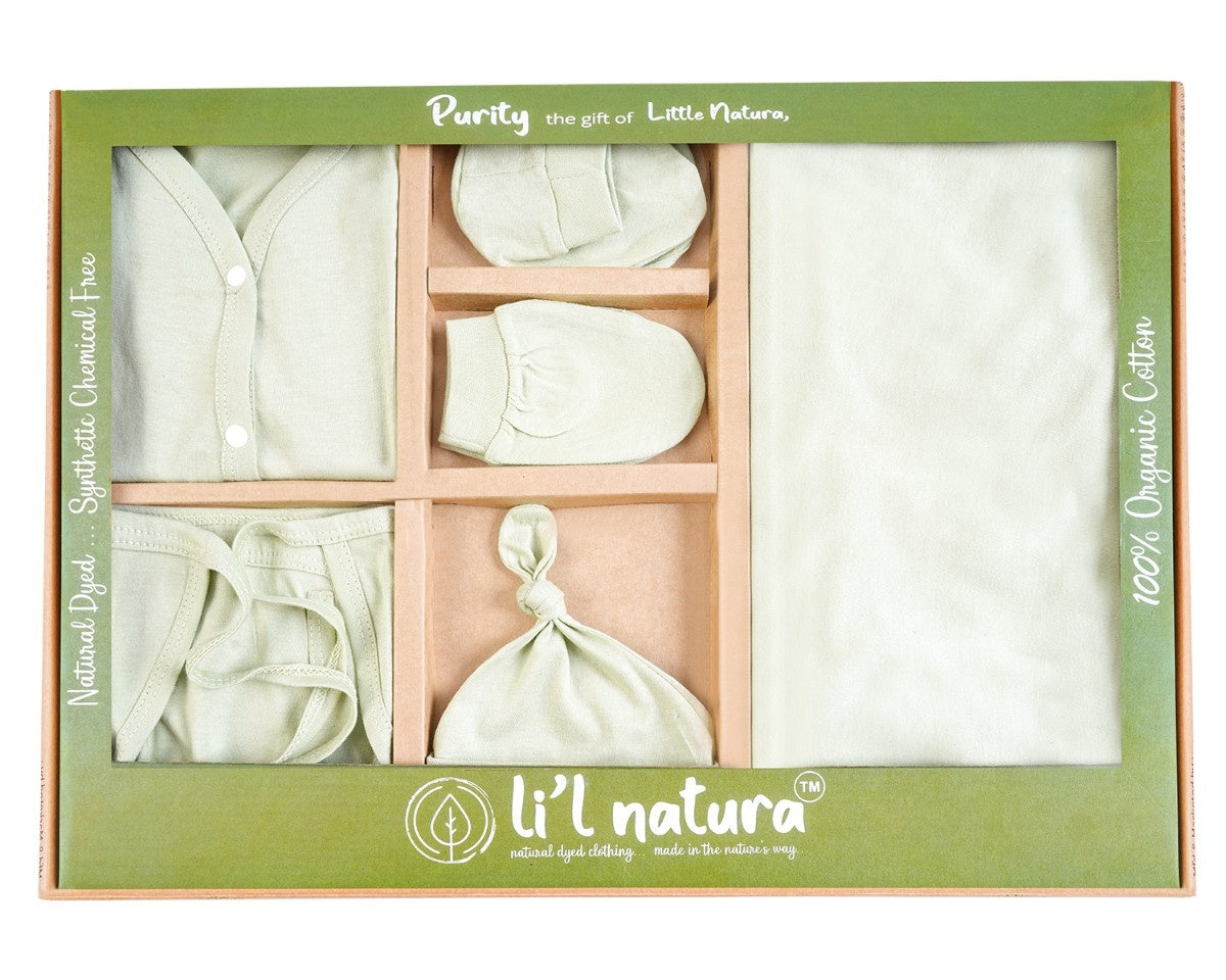 NATURE's 12 - GIFT SET (FRONT OPEN) - ECLIPTA GREEN - UNISEX - 0-3 M