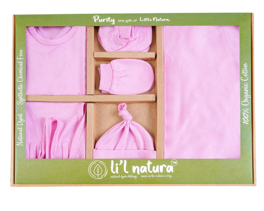 NATURE's 12 - GIFT SET (SHL. BUTTON) - LILY BABY PINK