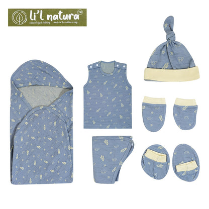 ORIGAMI - GIFT SET (SHL. BUTTON) -CHARCOAL GREY + TECOMA YELLOW