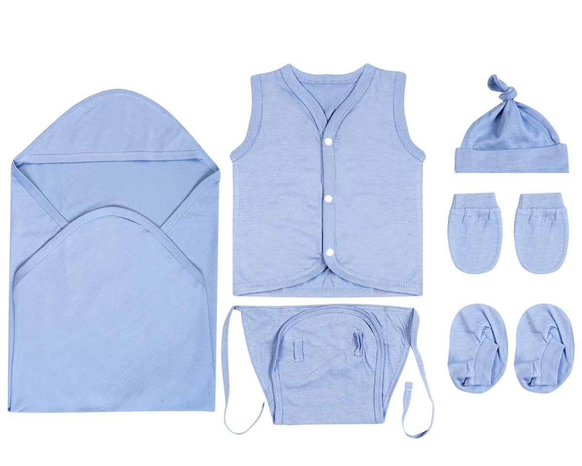 NATURE's 12 - GIFT SET (FRONT OPEN) - CLITORIA BLUE - UNISEX - 0-3 M