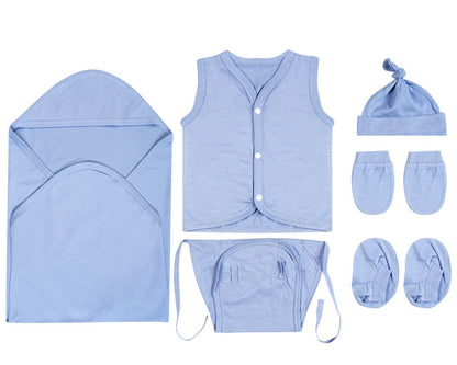 NATURE's 12 - GIFT SET (FRONT OPEN) - CLITORIA BLUE - UNISEX - 0-3 M