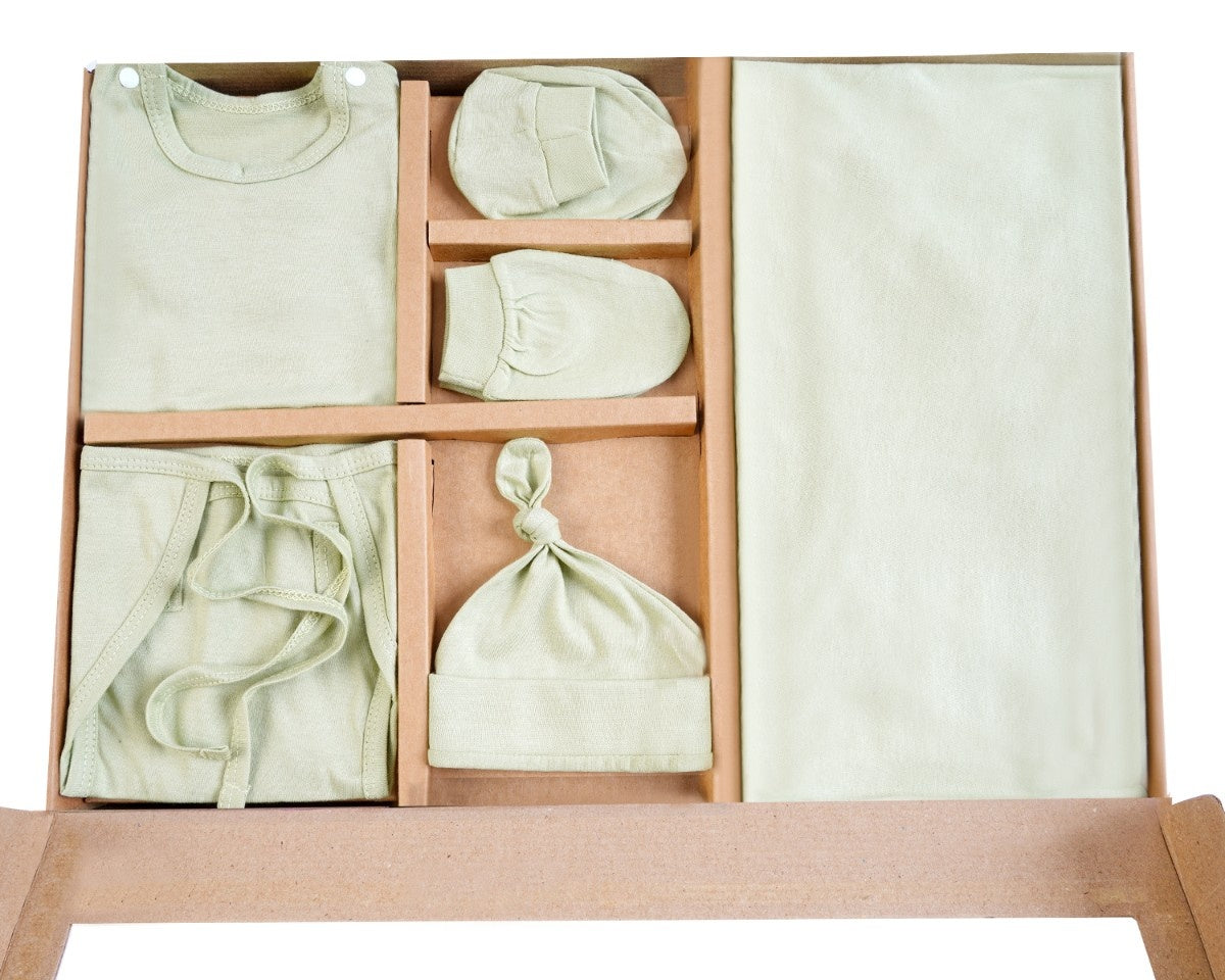 NATURE's 12 - GIFT SET (SHL. BUTTON) - ECLIPTA GREEN