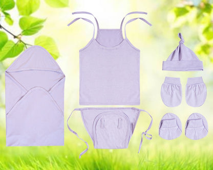 NATURE's 12 - GIFT SET (SHL. LACE) - MUSA PURPLE - UNISEX - 0-3 M