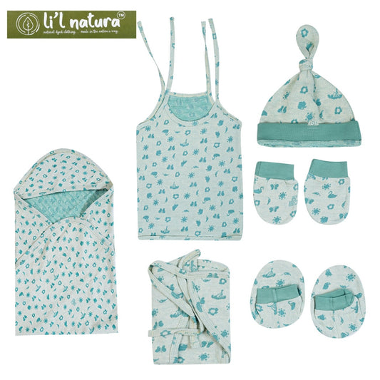 ORIGAMI - GIFT SET (SHL. LACE) -TECOMA YELLOW + ECLIPTA GREEN