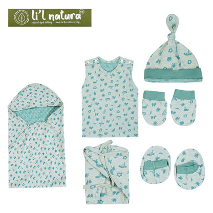 ORIGAMI - GIFT SET (SHL. BUTTON) - TECOMA YELLOW + ECLIPTA GREEN