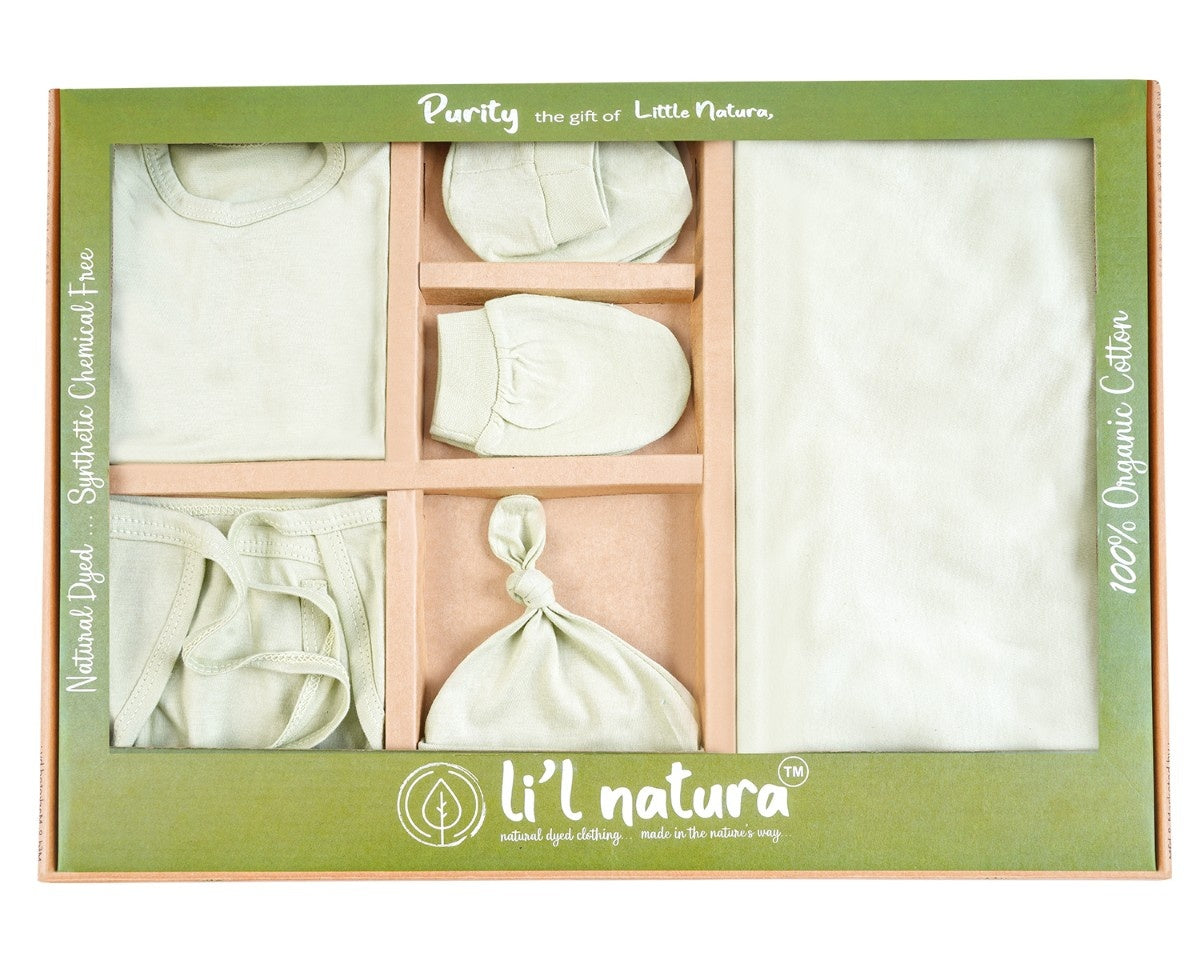 NATURE's 12 - GIFT SET (SHL. BUTTON) - ECLIPTA GREEN