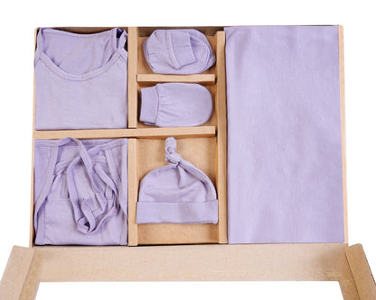 NATURE's 12 - GIFT SET (SHL. LACE) - MUSA PURPLE - UNISEX - 0-3 M