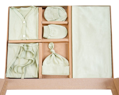 NATURE's 12 - GIFT SET (FRONT OPEN) - ECLIPTA GREEN - UNISEX - 0-3 M