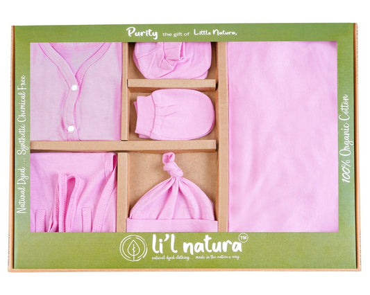 NATURE's 12 - GIFT SET (FRONT OPEN) - LILY BABY PINK