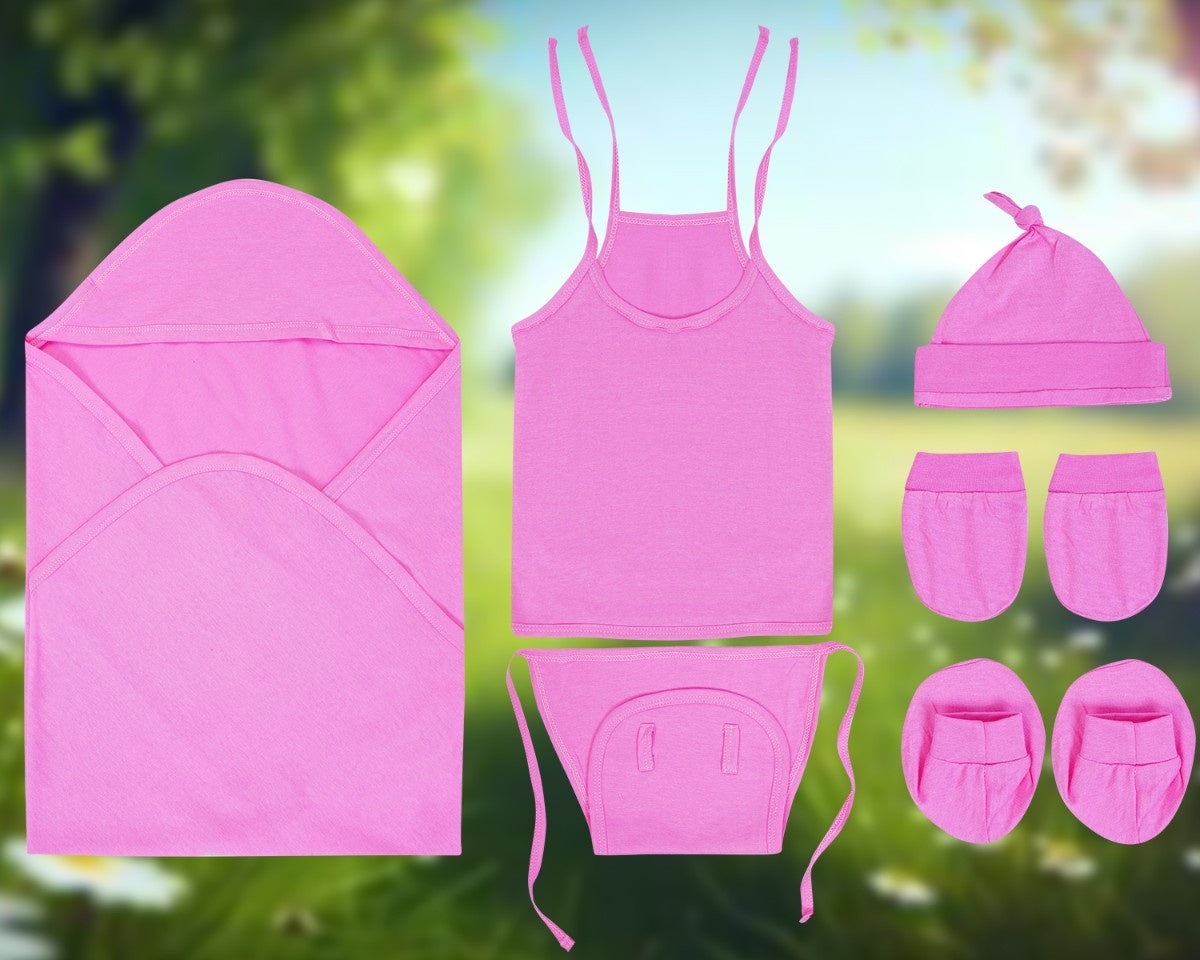 NATURE's 12 - GIFT SET (SHL. LACE) - LILY PINK - UNISEX - 0-3 M