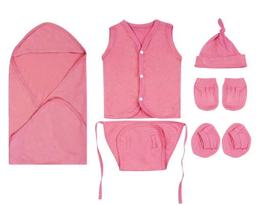 NATURE's 12 - GIFT SET (FRONT OPEN) - RUBIA MAJENTA - UNISEX - 0-3 M | LITTLE NATURA