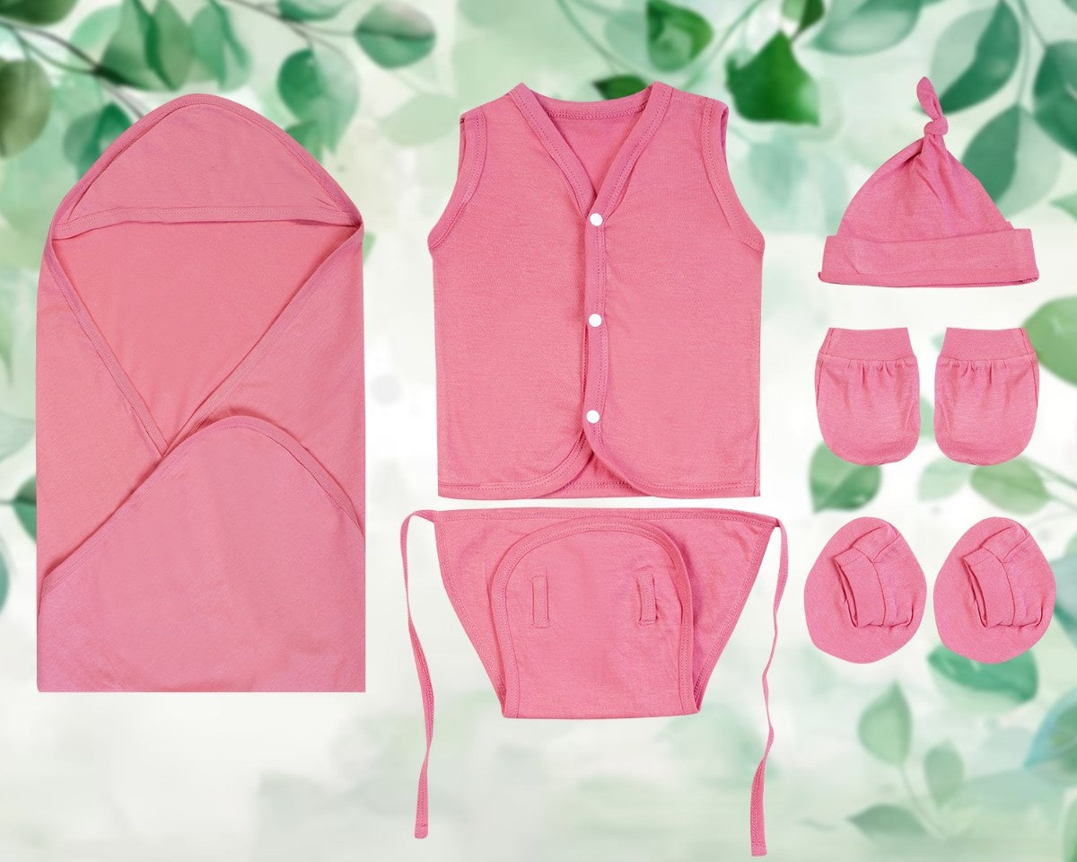 NATURE's 12 - GIFT SET (FRONT OPEN) - RUBIA MAJENTA - UNISEX - 0-3 M | LITTLE NATURA