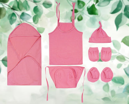 NATURE's 12 - GIFT SET (SHL. LACE) - RUBIA MAJENTA - UNISEX - 0-3 M