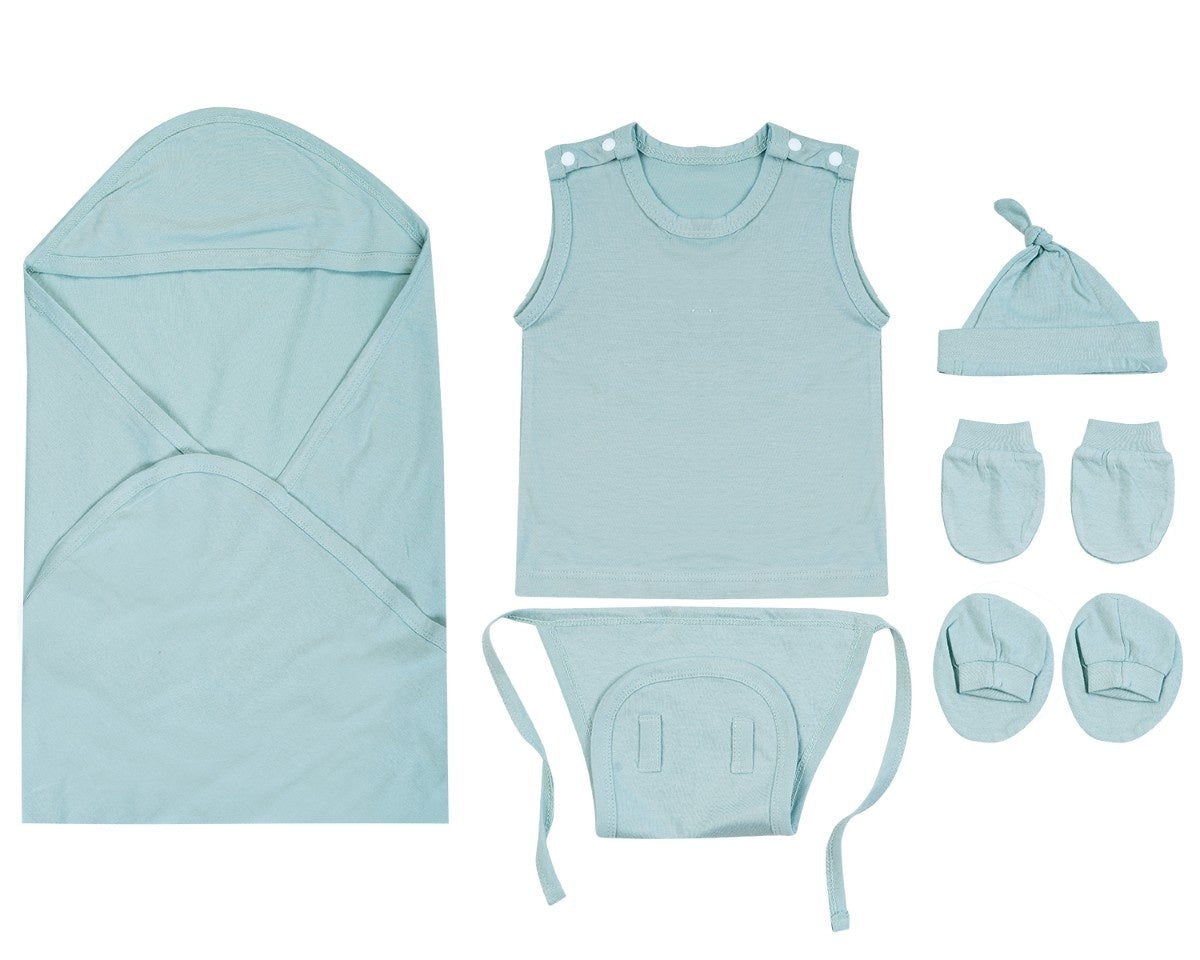 NATURE's 12 - GIFT SET (SHL. BUTTON) - CLITORIA AQUA - UNISEX - 0-3 M