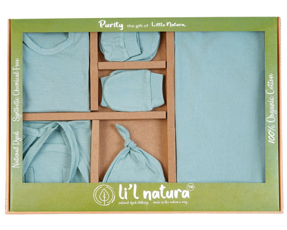 NATURE's 12 - GIFT SET (SHL. BUTTON) - CLITORIA AQUA - UNISEX - 0-3 M