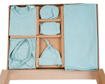 NATURE's 12 - GIFT SET (SHL. BUTTON) - CLITORIA AQUA - UNISEX - 0-3 M