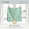 FLORA - WAFFLE TOWEL - CLITORIA BLUE | LITTLE NATURA