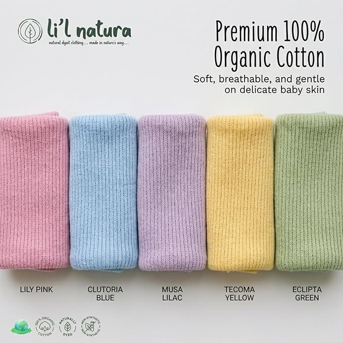 FLORA - BABY SET (SLEEVED) - TECOMA YELLOW - UNISEX - 0-3 M | LITTLE NATURA