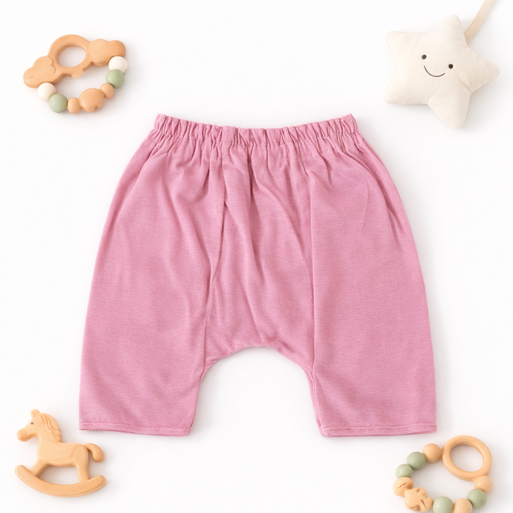 FLORA - BABY SET (SLEEVED) - MUSA PURPLE - UNISEX - 0-3 M | LITTLE NATURA