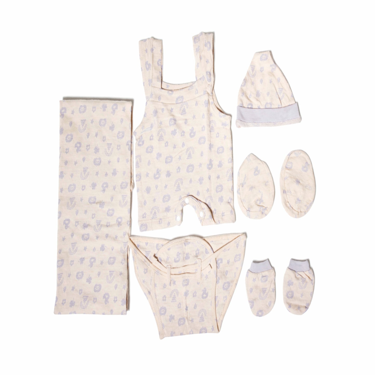 ORIGAMI - GIFT SET (JUMPEE FRILLED) - YELLOW + PINK - GIRL - 0-3 M | LITTLE NATURA