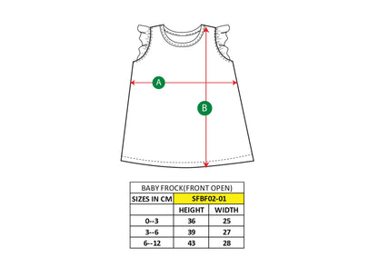 so'FRESCO - BABY FROCK - DPINK BASE + FLOWERS PRINT | LITTLE NATURA