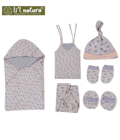 ORIGAMI - GIFT SET (SHL. LACE) - LILY PINK + CHARCOAL GREY | LITTLE NATURA