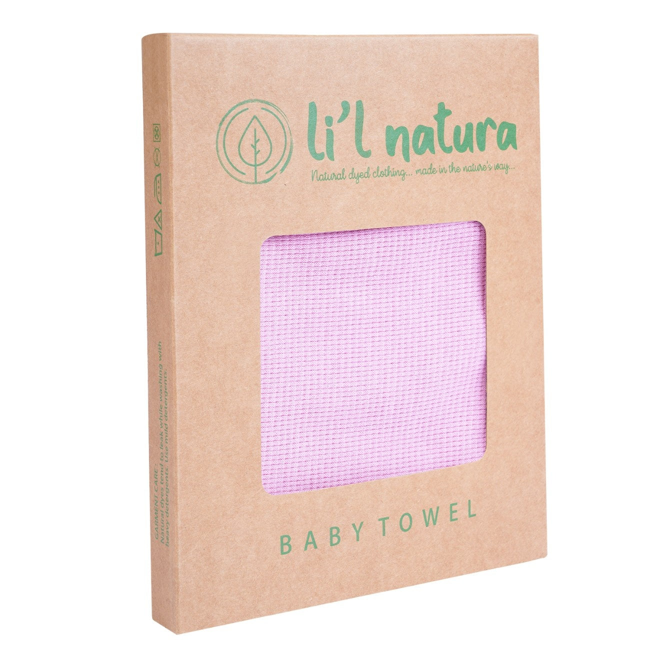FLORA - WAFFLE TOWEL - LILY PINK | LITTLE NATURA