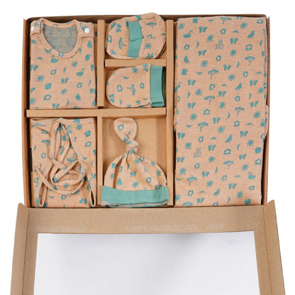 ORIGAMI - GIFT SET (SHL. BUTTON) - MARIGOLD ORANGE + ECLIPTA GREEN | LITTLE NATURA