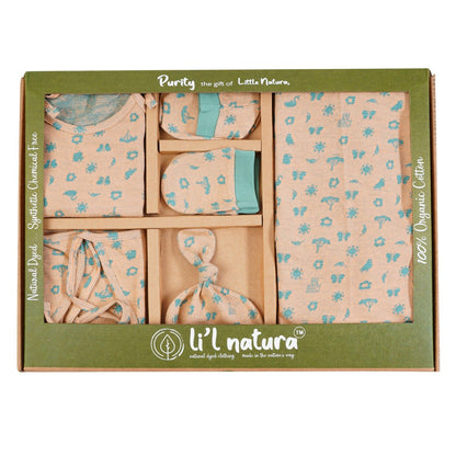 ORIGAMI - GIFT SET (SHL. LACE) - MARIGOLD ORANGE + ECLIPTA GREEN | LITTLE NATURA