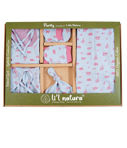 ORIGAMI - GIFT SET (SHL. LACE) - CLITORIA BLUE + RUBIA MAJENTA | LITTLE NATURA
