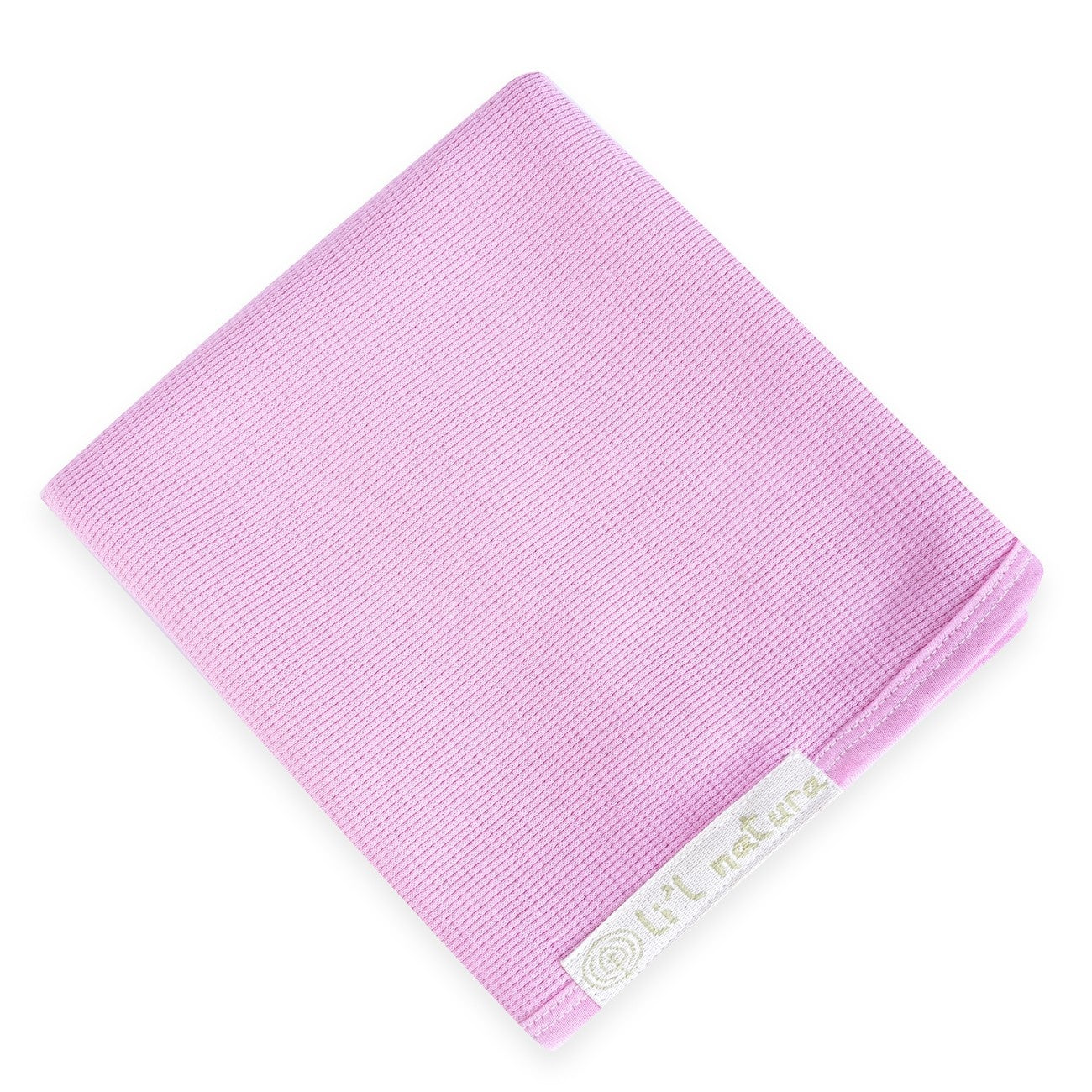 FLORA - WAFFLE TOWEL - LILY PINK | LITTLE NATURA