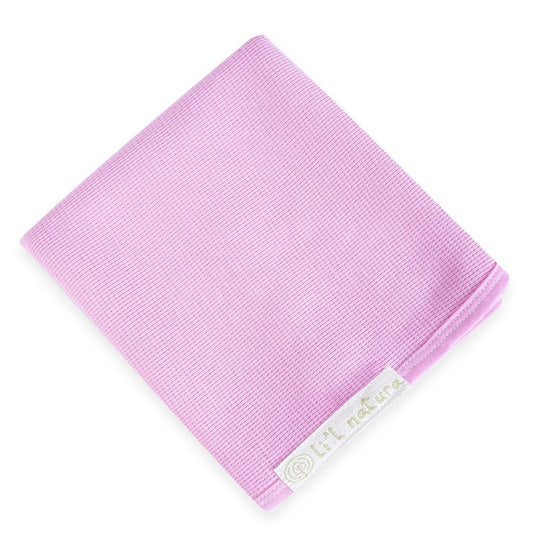 FLORA - WAFFLE TOWEL - LILY PINK