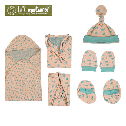 ORIGAMI - GIFT SET (SHL. LACE) - MARIGOLD ORANGE + ECLIPTA GREEN | LITTLE NATURA