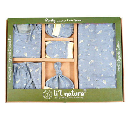 ORIGAMI - GIFT SET (SHL. LACE) - CHARCOAL GREY + TECOMA YELLOW | LITTLE NATURA