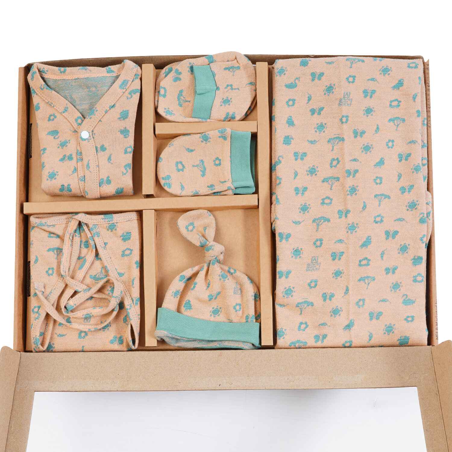 Li'l Natura Origami Gift Set – Front Open (Orange & Green)