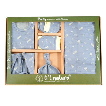 ORIGAMI - GIFT SET (SHL. BUTTON) -CHARCOAL GREY + TECOMA YELLOW