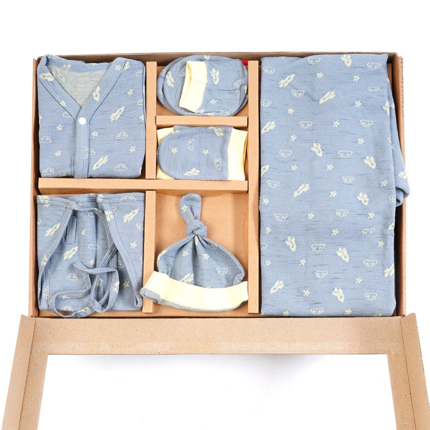 ORIGAMI - GIFT SET (FRONT OPEN) - CHARCOAL GREY + TECOMA YELLOW | LITTLE NATURA