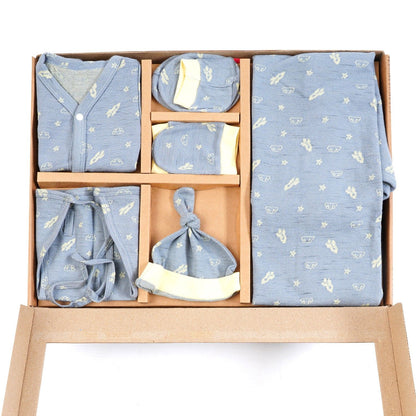 ORIGAMI - GIFT SET (FRONT OPEN) - CHARCOAL GREY + TECOMA YELLOW | LITTLE NATURA